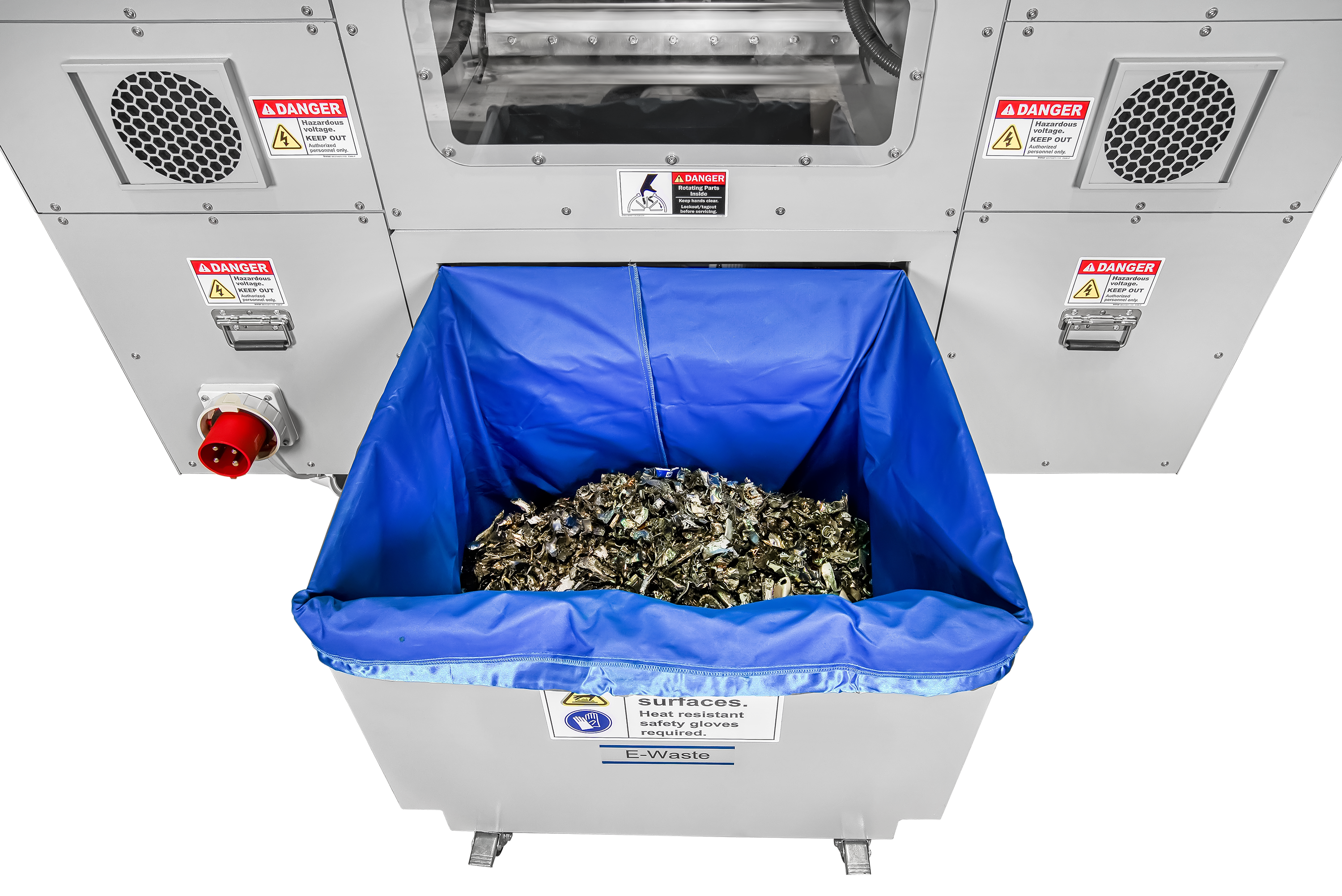 The A2 can shred old SIM cards, HDDs, SSDs, and other media 