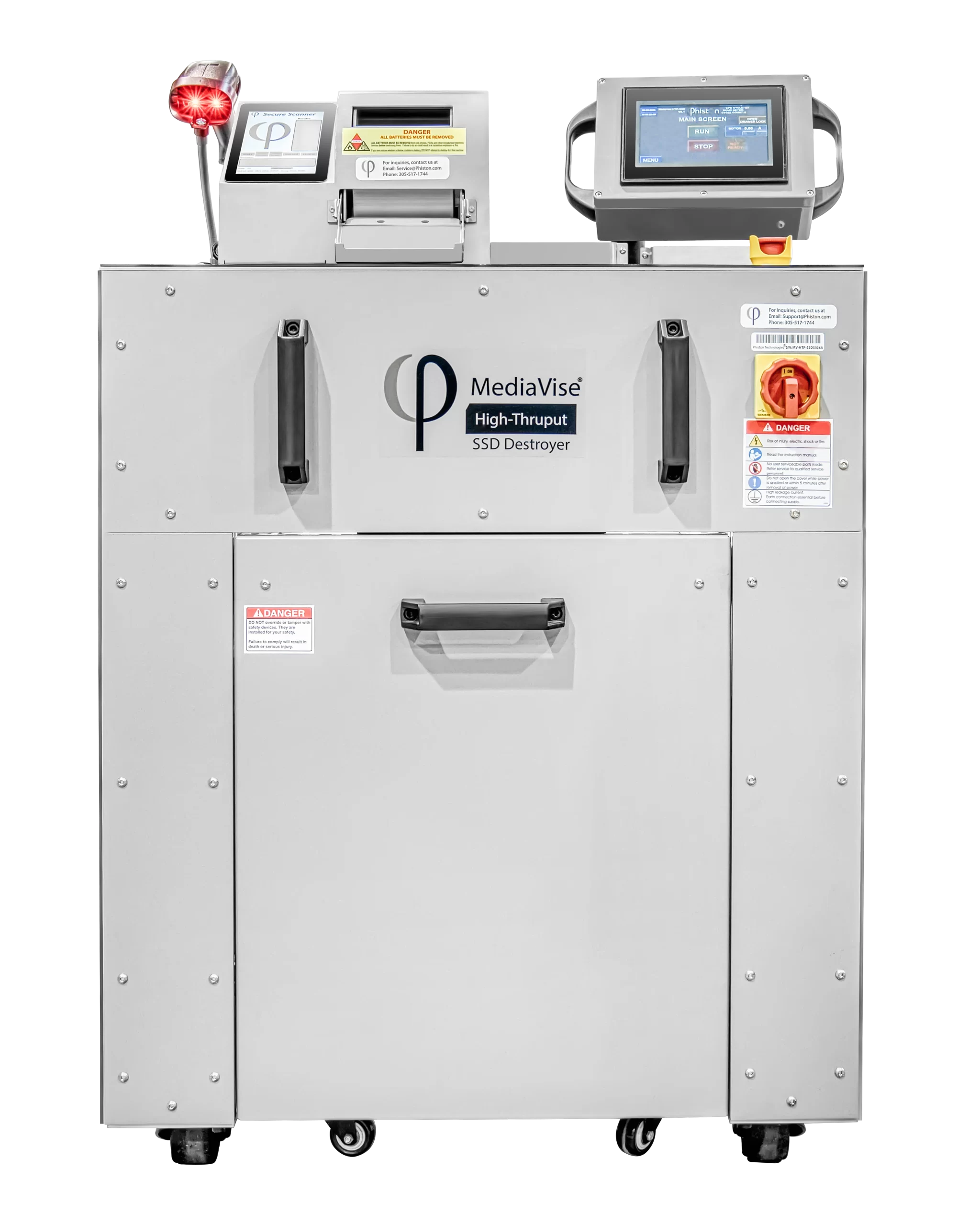 MediaVise High Thru Put SSD Destroyer