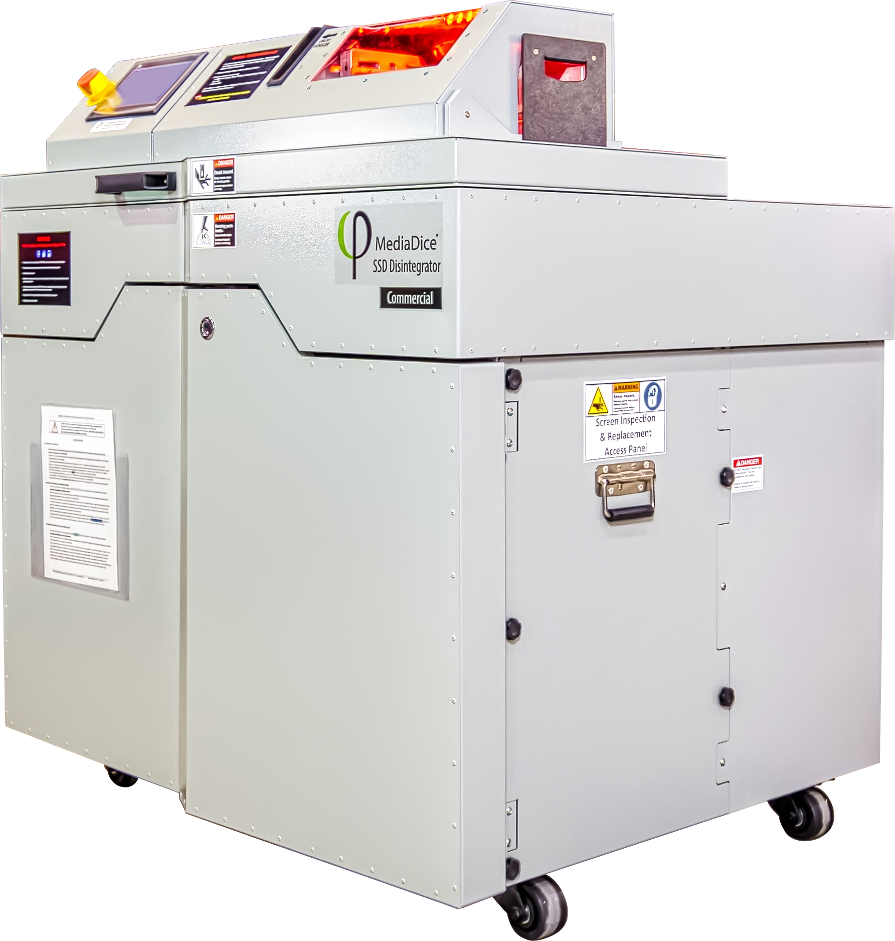 MediaDice® SSD Disintegrator-2C Machine