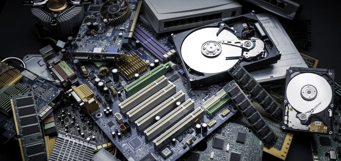 Hard drive shredder machine