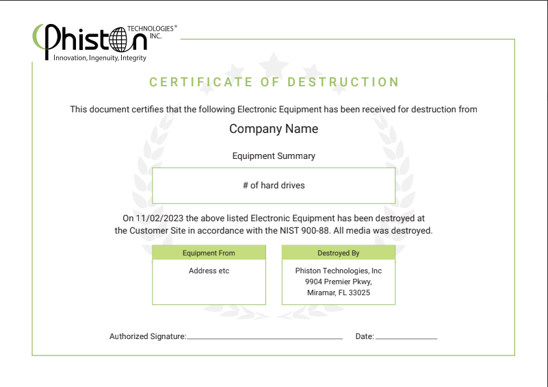 What You Need to Know About Certified Data Destruction